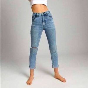 Cotton:On Stretch Mom Jeans Distressed 6